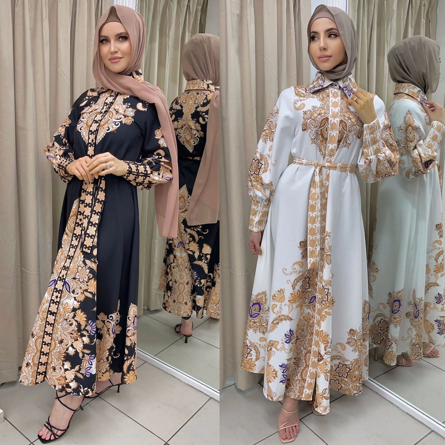 Abaya Designer Swing Dress