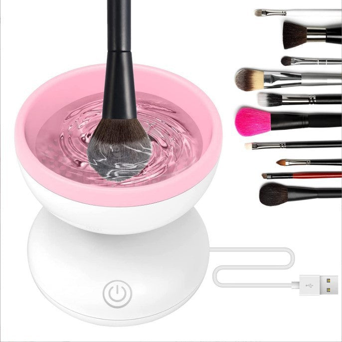 Electric Makeup Brush Cleaner Machine Portable Automatic