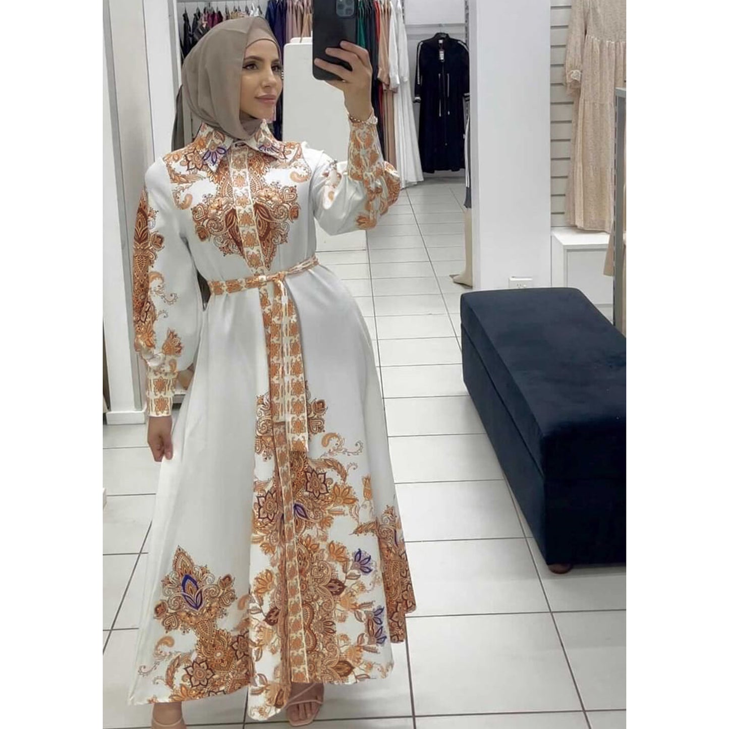 Abaya Designer Swing Dress