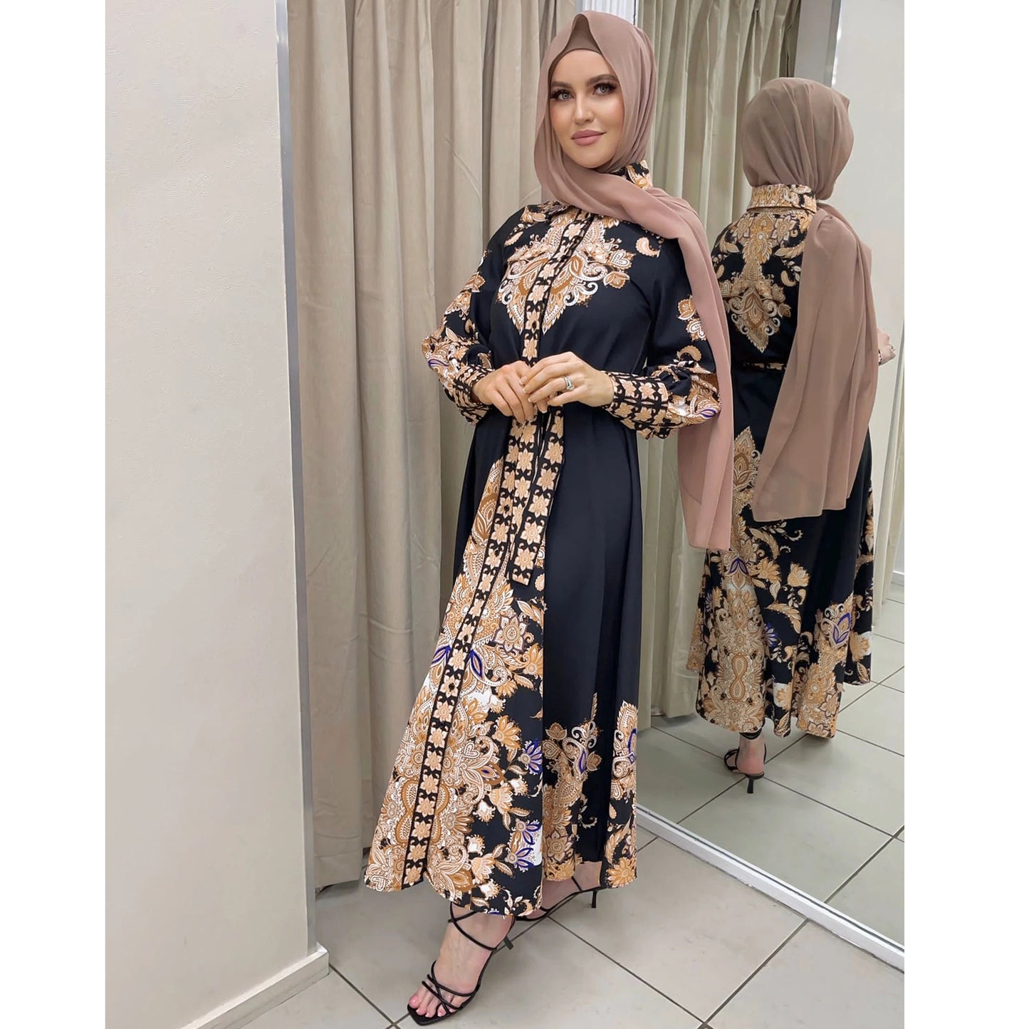 Abaya Designer Swing Dress