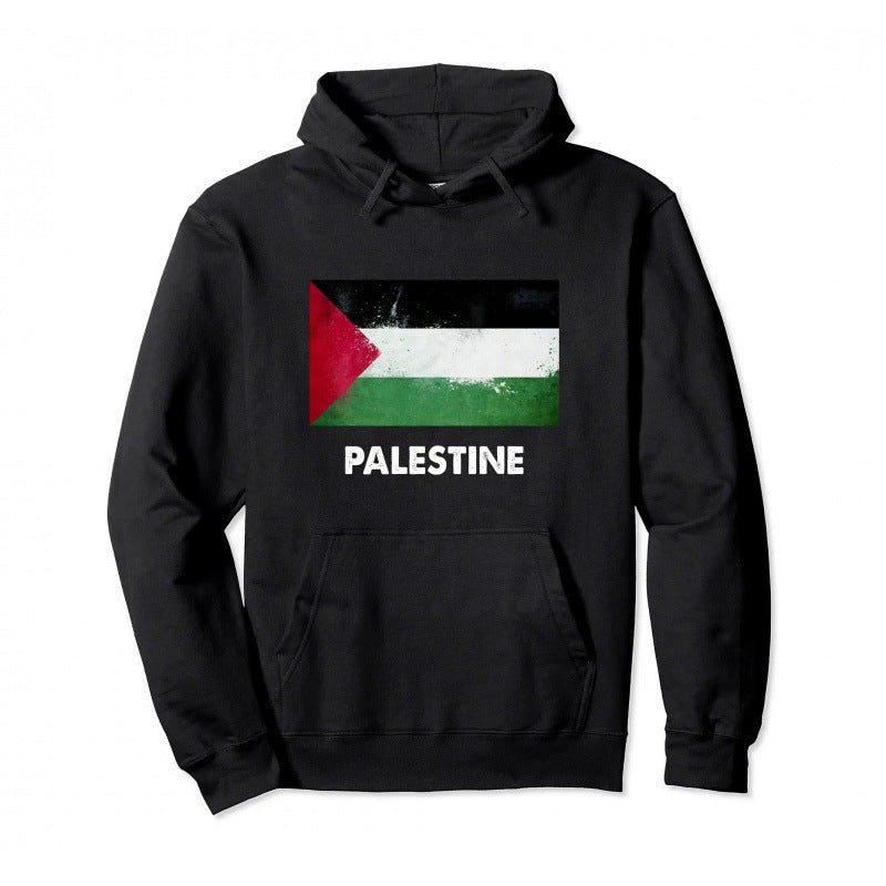 Cotton Palestine Pullover Hoodie for Men & Women